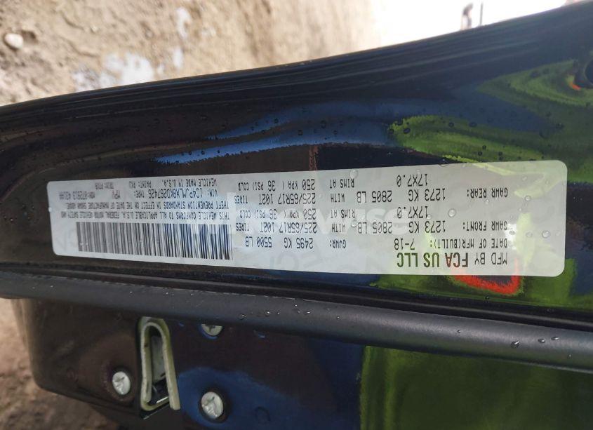 Photo 9 of 2019 Jeep Cherokee LATITUDE PLUS 4X4 (VIN 1C4PJMLX8KD267426)