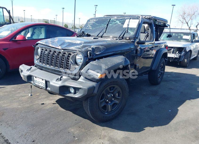 Photo 2 of 2024 Jeep Wrangler 2-DOOR SPORT 4X4 (VIN 1C4PJXAN0RW355145)