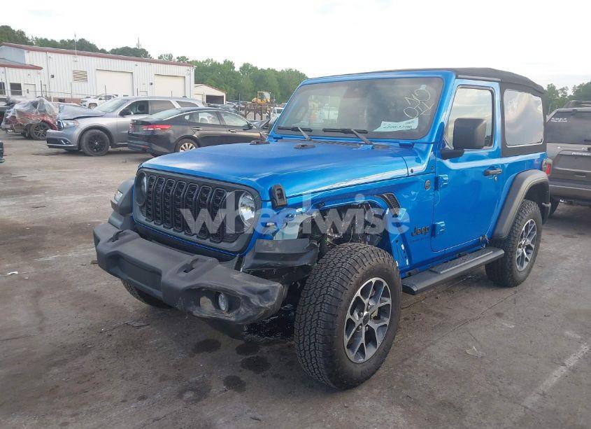 Photo 2 of 2024 Jeep Wrangler 2-DOOR SPORT S 4X4 (VIN 1C4PJXANXRW160377)