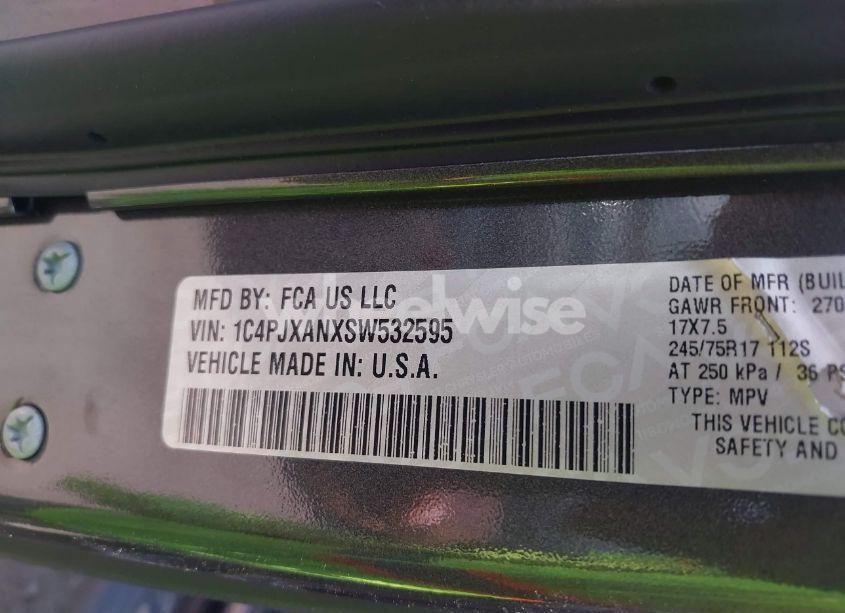 Photo 9 of 2025 Jeep Wrangler 2-DOOR SPORT S 4X4 (VIN 1C4PJXANXSW532595)