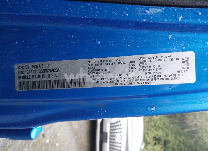 Photo 9 of 2024 Jeep Wrangler 4-DOOR WILLYS 4X4 (VIN 1C4PJXDG5RW259234)