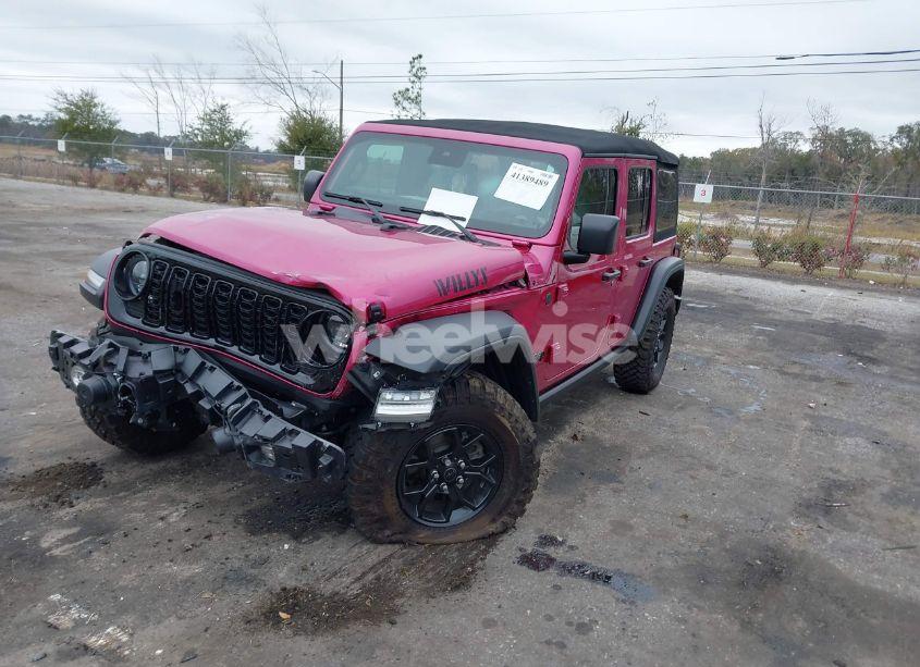 Photo 2 of 2024 Jeep Wrangler 4-DOOR WILLYS 4X4 (VIN 1C4PJXDG6RW320025)