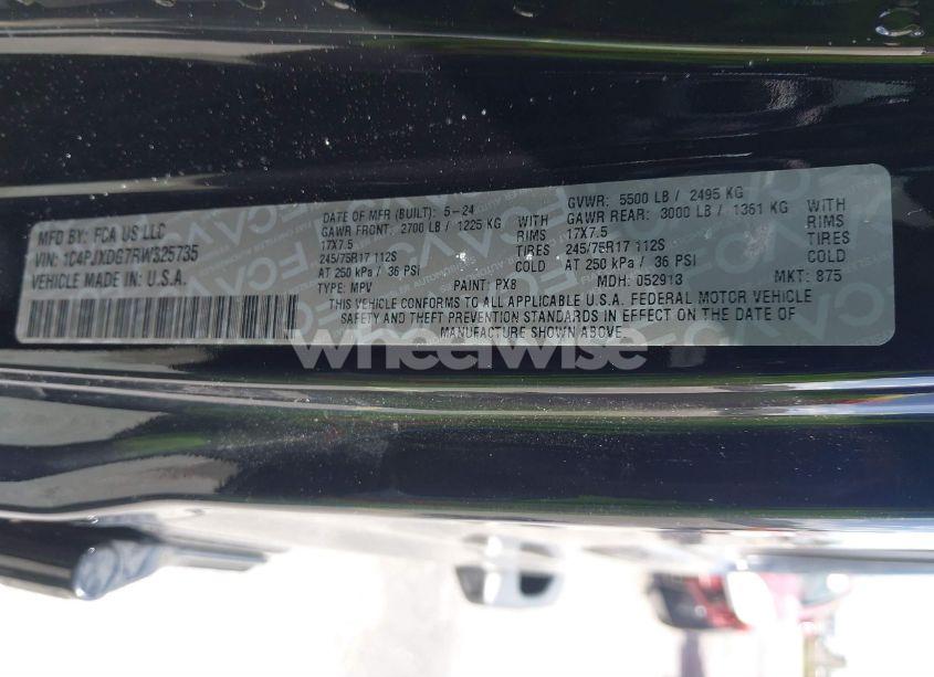 Photo 9 of 2024 Jeep Wrangler 4-DOOR SPORT S 4X4 (VIN 1C4PJXDG7RW325735)