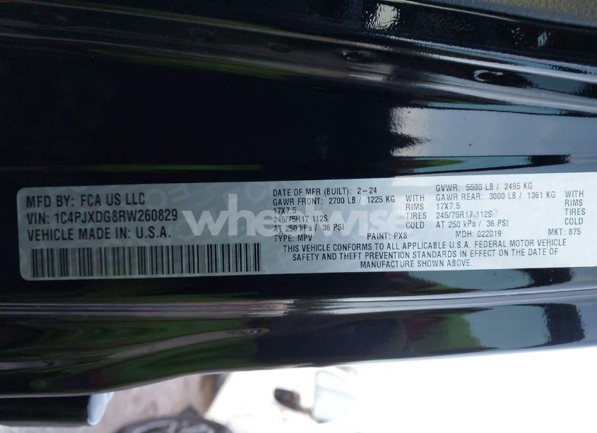 Photo 9 of 2024 Jeep Wrangler 4-DOOR SPORT S 4X4 (VIN 1C4PJXDG8RW260829)