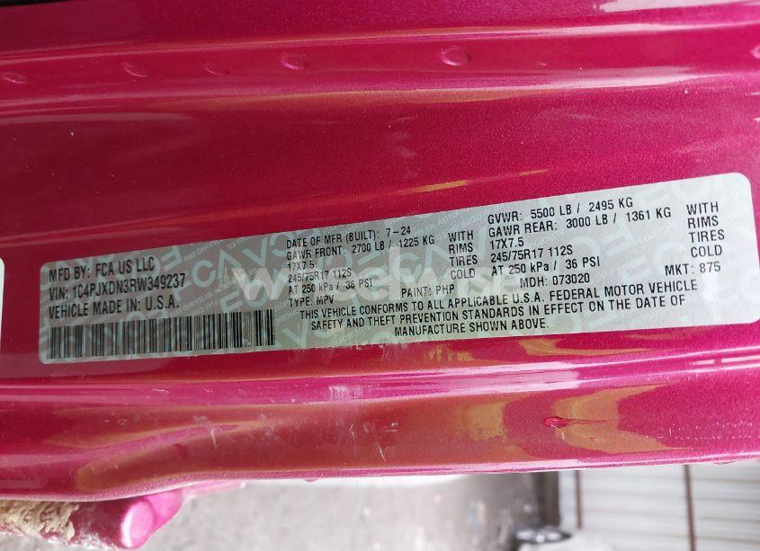 Photo 9 of 2024 Jeep Wrangler 4-DOOR SPORT S 4X4 (VIN 1C4PJXDN3RW349237)