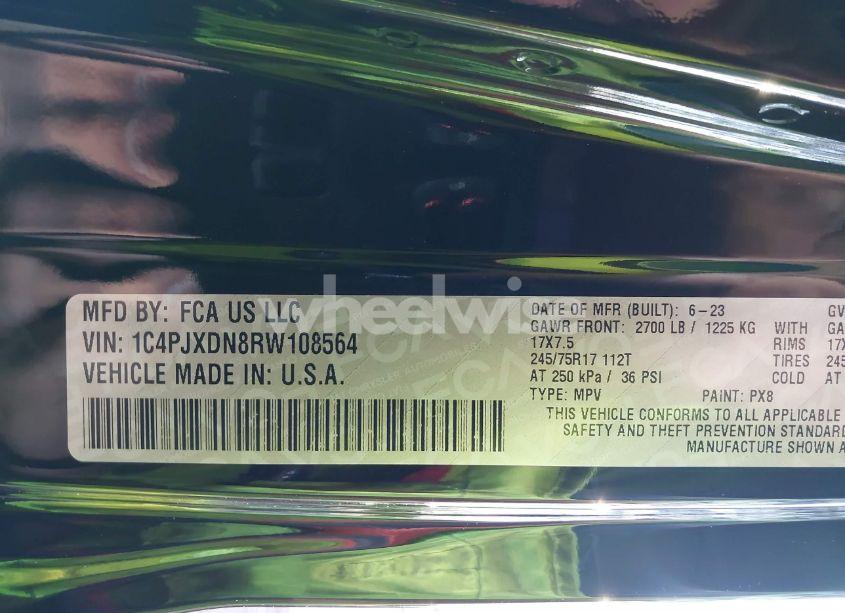 Photo 9 of 2024 Jeep Wrangler 4-DOOR SPORT S 4X4 (VIN 1C4PJXDN8RW108564)