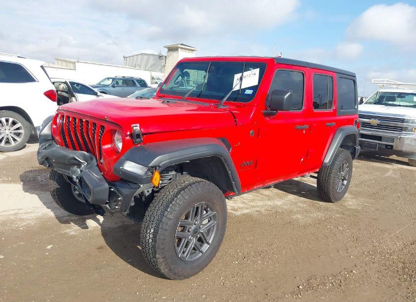 Photo 2 of 2024 Jeep Wrangler 4-DOOR SPORT S 4X4 (VIN 1C4PJXDNXRW110431)
