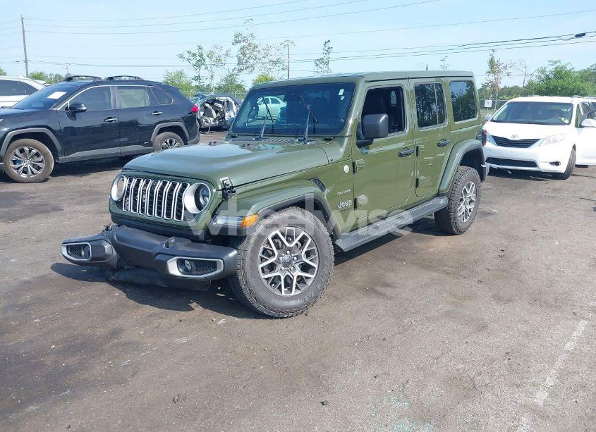 Photo 2 of 2024 Jeep Wrangler 4-DOOR SAHARA 4X4 (VIN 1C4PJXEG1RW242431)