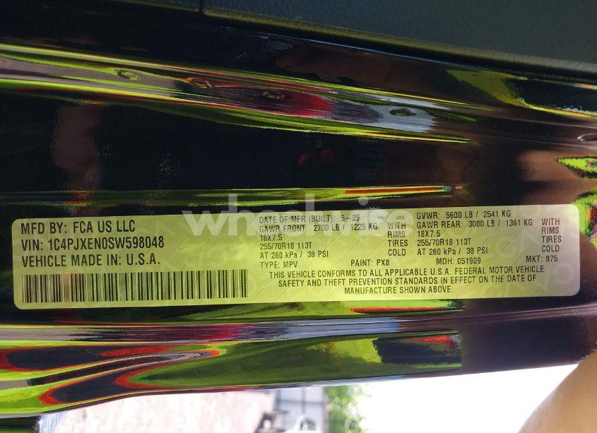 Photo 9 of 2025 Jeep Wrangler 4-DOOR SAHARA 4X4 (VIN 1C4PJXEN0SW598048)