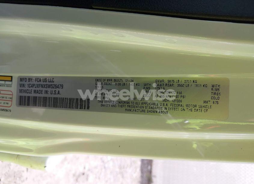 Photo 9 of 2025 Jeep Wrangler 4-DOOR RUBICON 4X4 (VIN 1C4PJXFNXSW526479)