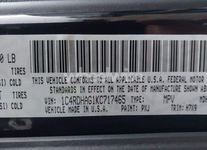 Photo 9 of 2019 Dodge Durango SXT PLUS RWD (VIN 1C4RDHAG1KC717465)