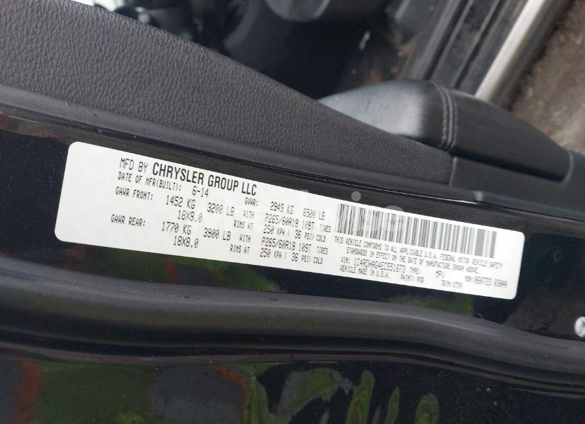 Photo 9 of 2014 Dodge Durango SXT (VIN 1C4RDHAG4EC551673)