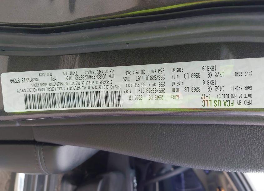 Photo 9 of 2017 Dodge Durango SXT RWD (VIN 1C4RDHAG4HC796722)