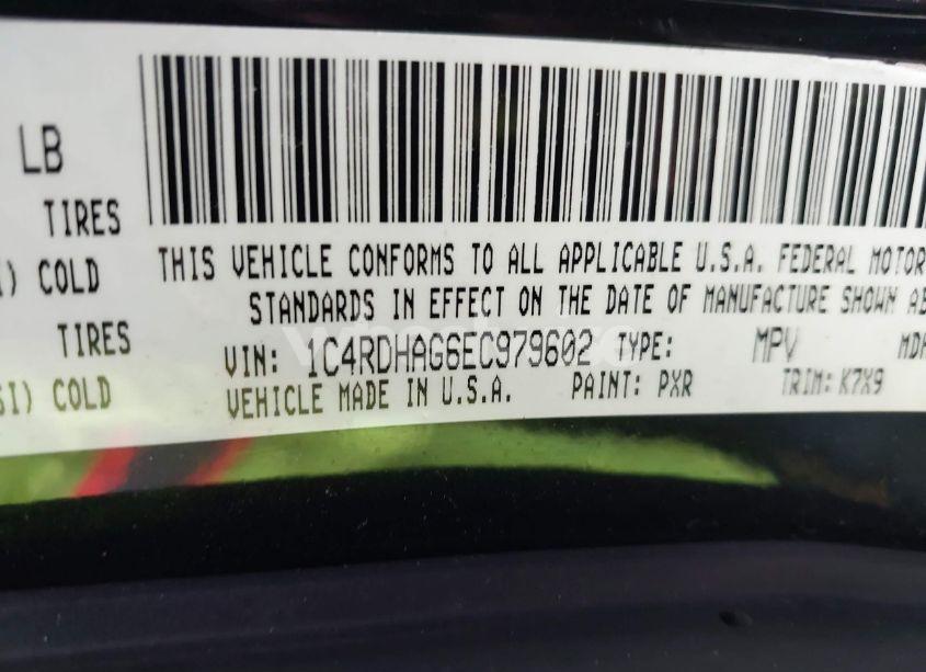 Photo 9 of 2014 Dodge Durango SXT (VIN 1C4RDHAG6EC979602)