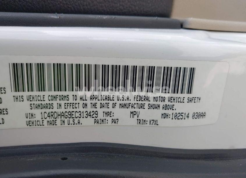 Photo 9 of 2014 Dodge Durango SXT (VIN 1C4RDHAG9EC313429)