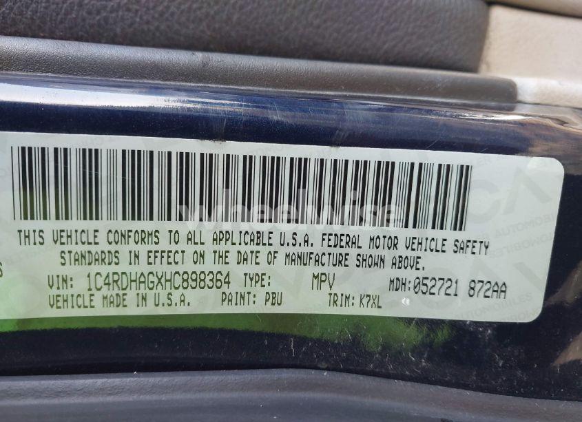 Photo 9 of 2017 Dodge Durango SXT RWD (VIN 1C4RDHAGXHC898364)