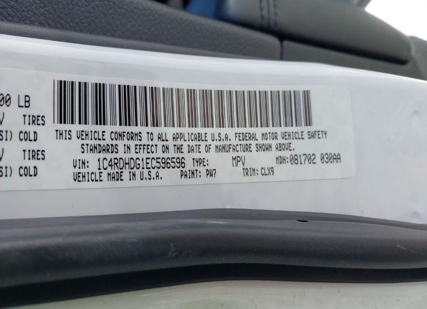 Photo 9 of 2014 Dodge Durango LIMITED (VIN 1C4RDHDG1EC596596)