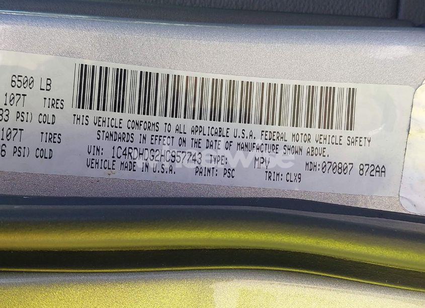 Photo 9 of 2017 Dodge Durango GT RWD (VIN 1C4RDHDG2HC957743)