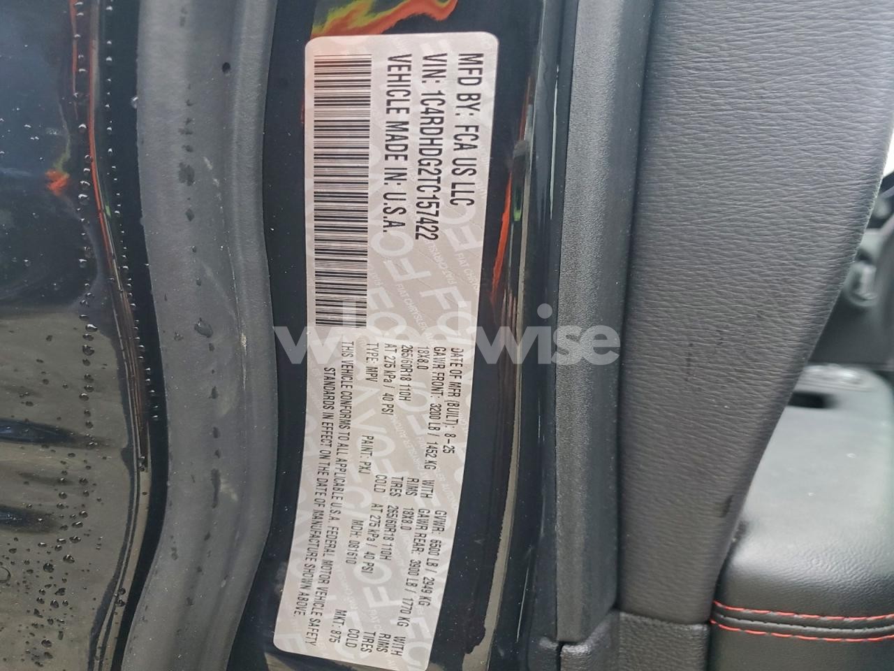 Photo 13 of 2026 DODGE DURANGO GT (VIN 1C4RDHDG2TC157422)