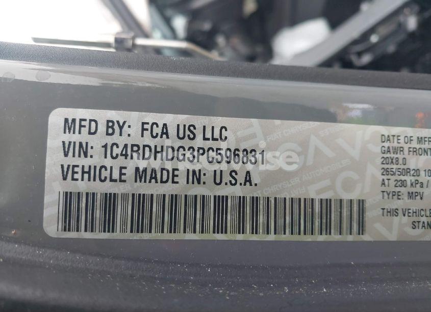 Photo 9 of 2023 Dodge Durango GT LAUNCH EDITION RWD (VIN 1C4RDHDG3PC596831)