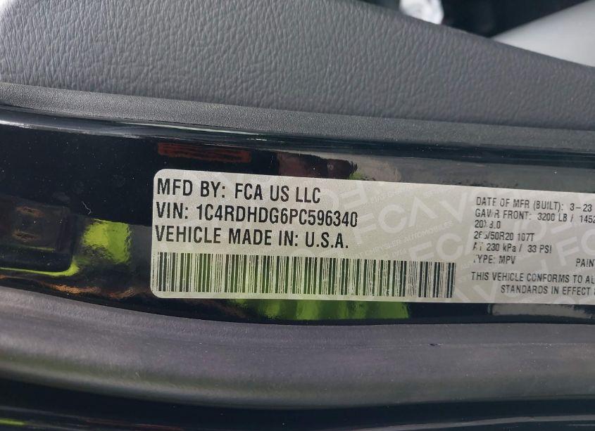 Photo 9 of 2023 Dodge Durango GT PLUS RWD (VIN 1C4RDHDG6PC596340)