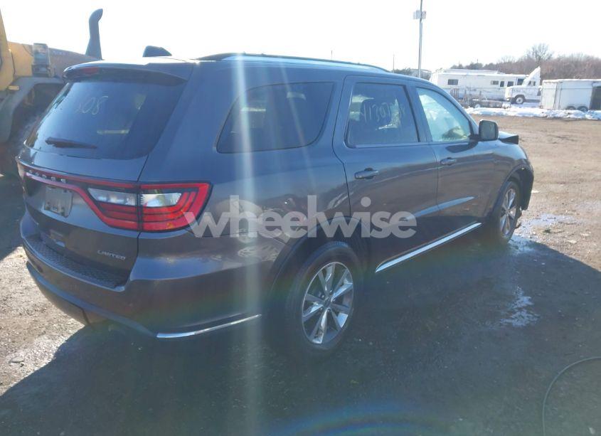 Photo 4 of 2016 Dodge Durango LIMITED (VIN 1C4RDHDG8GC373796)