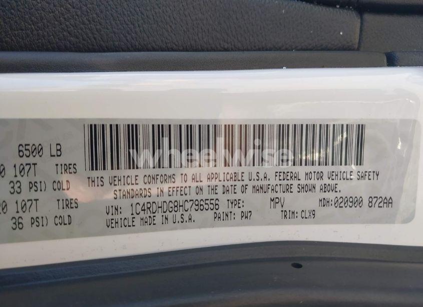 Photo 9 of 2017 Dodge Durango GT RWD (VIN 1C4RDHDG8HC796556)