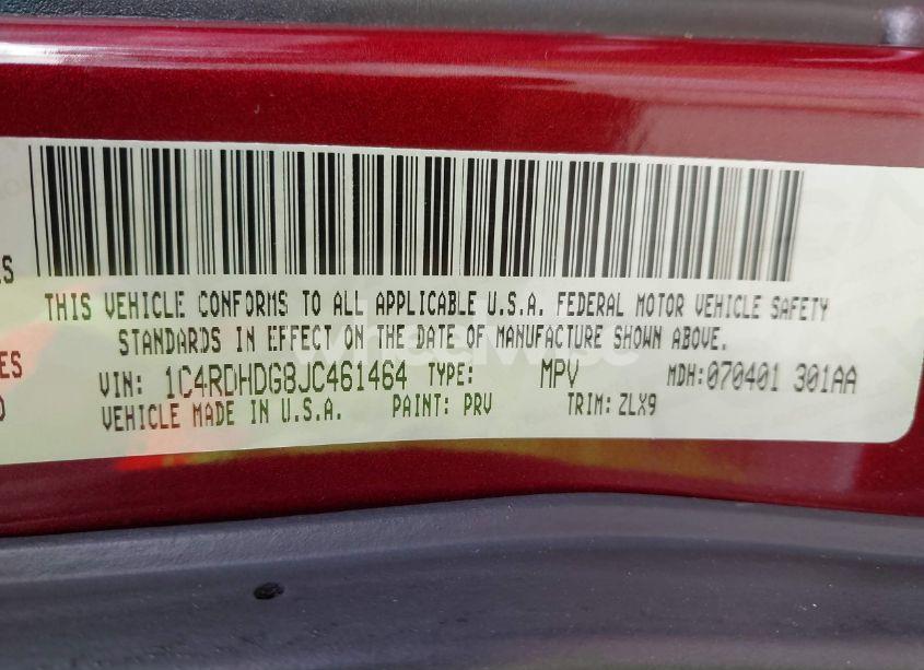 Photo 9 of 2018 Dodge Durango GT RWD (VIN 1C4RDHDG8JC461464)