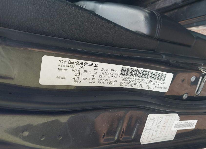 Photo 9 of 2014 Dodge Durango LIMITED (VIN 1C4RDHDG9EC444713)