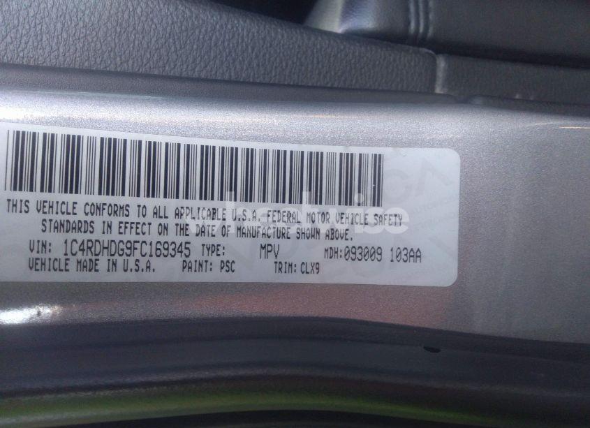 Photo 9 of 2015 Dodge Durango LIMITED (VIN 1C4RDHDG9FC169345)