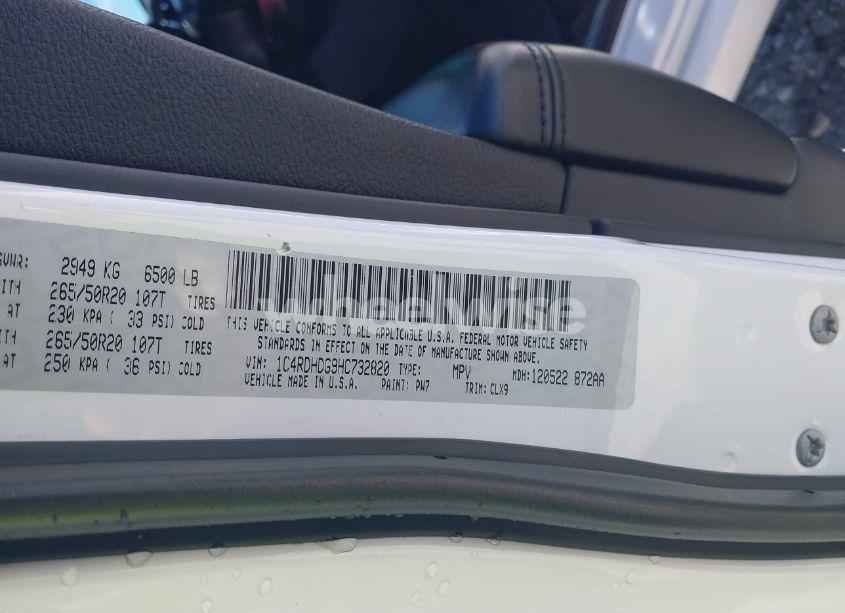 Photo 9 of 2017 Dodge Durango GT RWD (VIN 1C4RDHDG9HC732820)