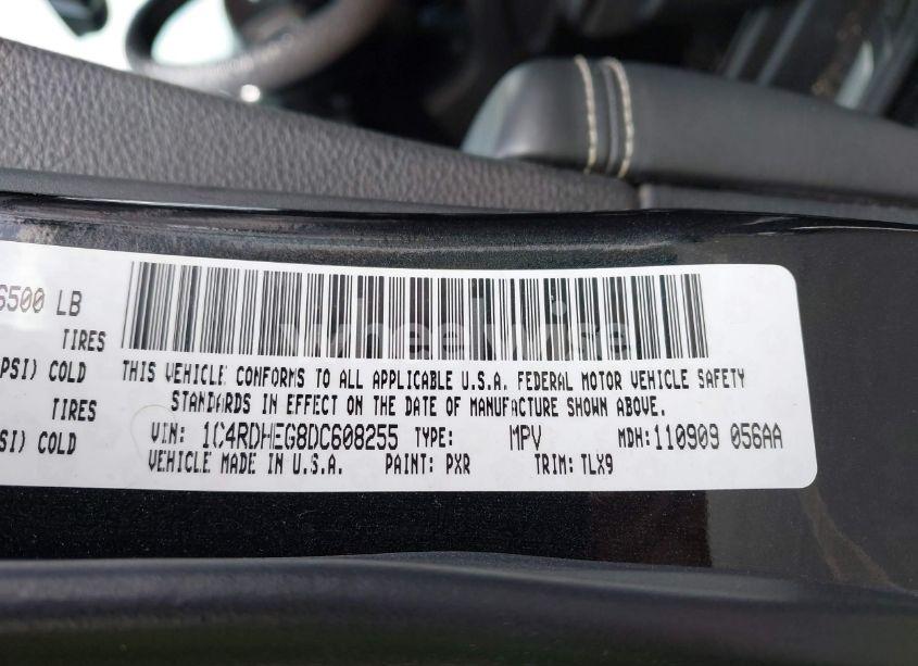 Photo 9 of 2013 Dodge Durango CITADEL (VIN 1C4RDHEG8DC608255)