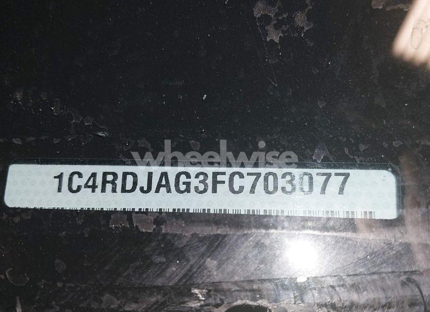 Photo 17 of 2015 Dodge Durango SXT (VIN 1C4RDJAG3FC703077)