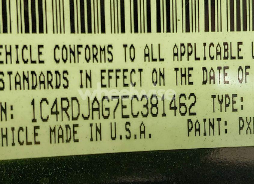 Photo 9 of 2014 Dodge Durango SXT (VIN 1C4RDJAG7EC381462)