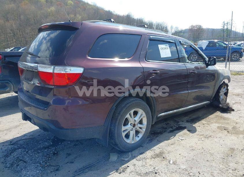 Photo 4 of 2012 Dodge Durango SXT (VIN 1C4RDJAGXCC336349)