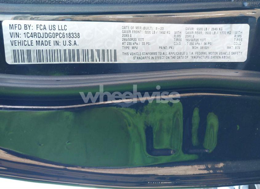 Photo 9 of 2023 Dodge Durango GT AWD (VIN 1C4RDJDG0PC618338)