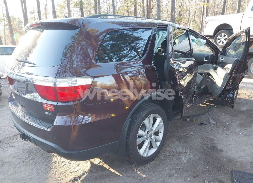 Photo 4 of 2012 Dodge Durango CREW (VIN 1C4RDJDG1CC330810)
