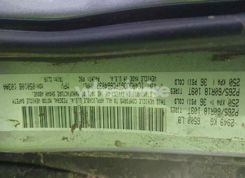 Photo 9 of 2015 Dodge Durango LIMITED (VIN 1C4RDJDG1FC864037)