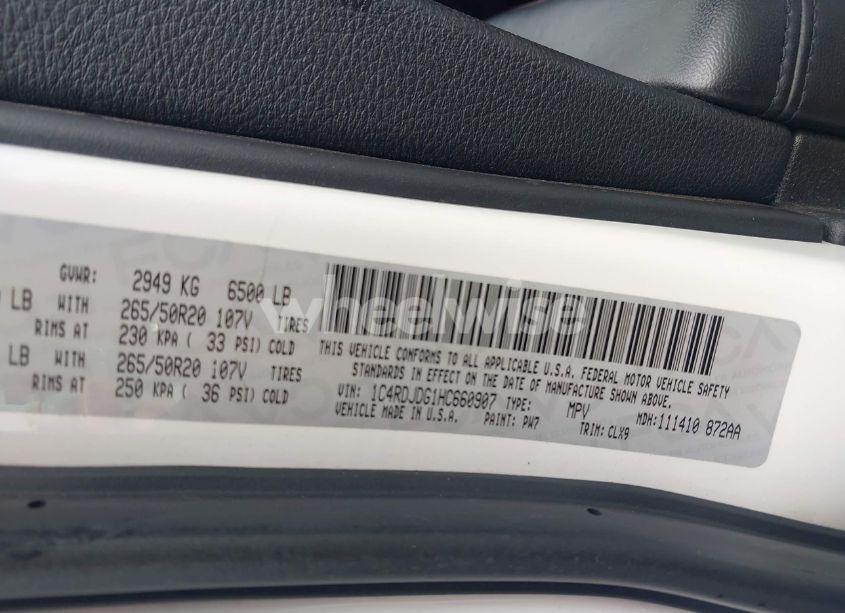 Photo 9 of 2017 Dodge Durango GT AWD (VIN 1C4RDJDG1HC660907)