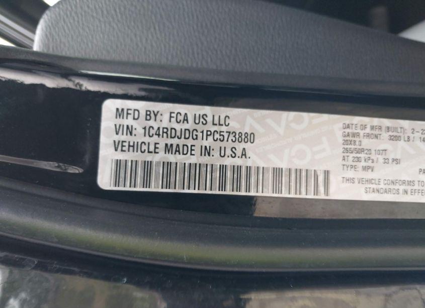 Photo 9 of 2023 Dodge Durango GT PLUS AWD (VIN 1C4RDJDG1PC573880)