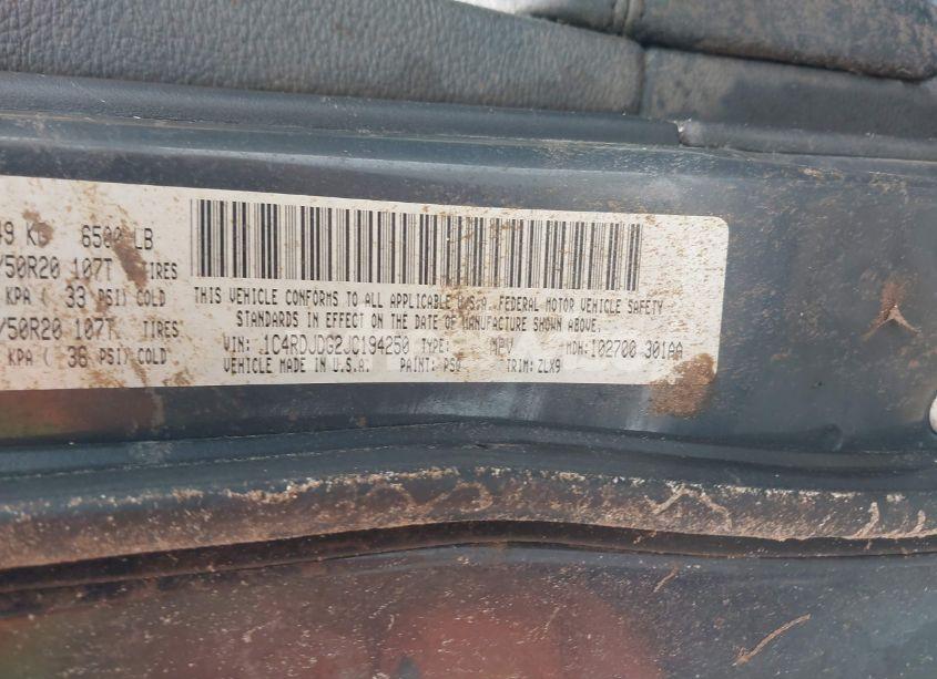 Photo 9 of 2018 Dodge Durango GT AWD (VIN 1C4RDJDG2JC194250)