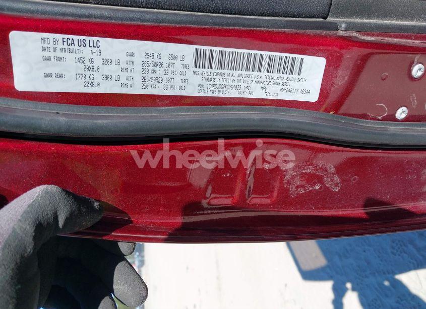 Photo 9 of 2019 Dodge Durango GT AWD (VIN 1C4RDJDG2KC764023)