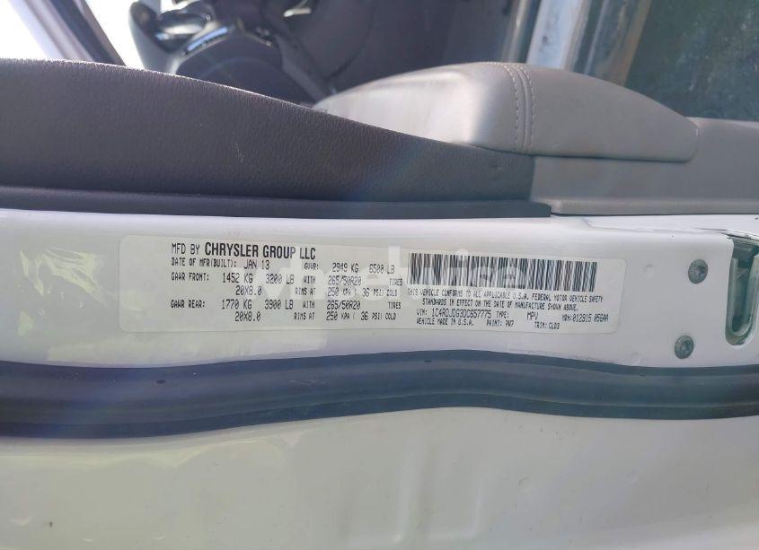 Photo 9 of 2013 Dodge Durango CREW (VIN 1C4RDJDG3DC657775)