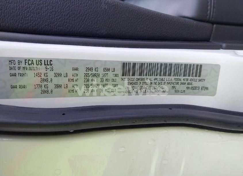 Photo 9 of 2017 Dodge Durango GT AWD (VIN 1C4RDJDG4HC657287)