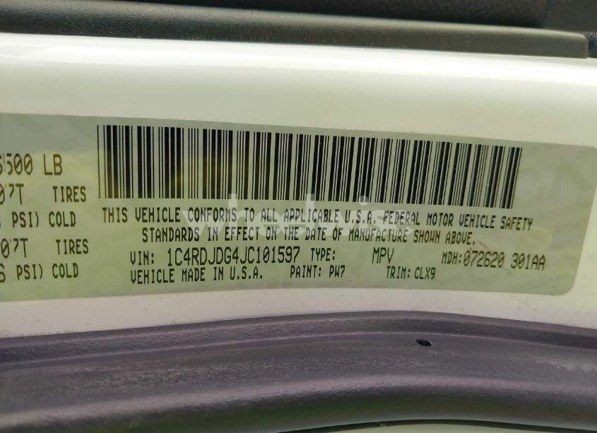 Photo 9 of 2018 Dodge Durango GT AWD (VIN 1C4RDJDG4JC101597)