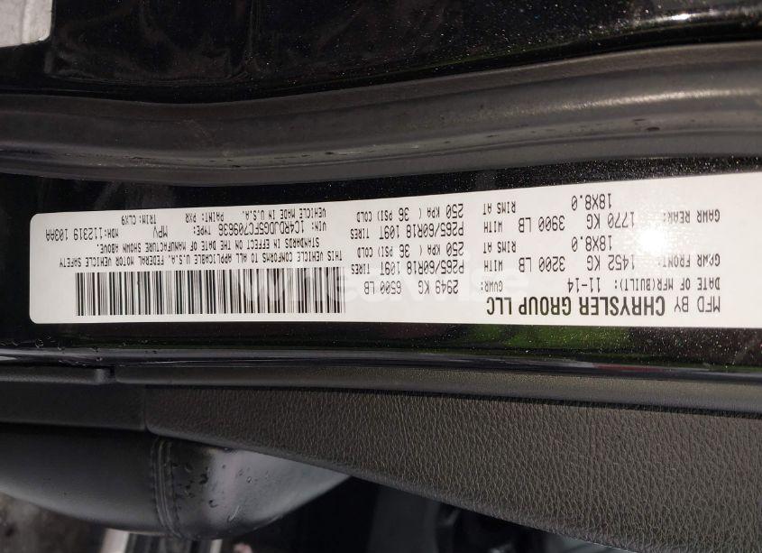 Photo 9 of 2015 Dodge Durango LIMITED (VIN 1C4RDJDG5FC709636)