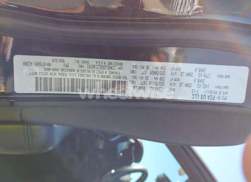 Photo 9 of 2020 Dodge Durango GT PLUS AWD (VIN 1C4RDJDG5LC106701)