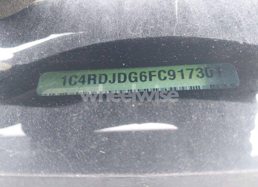 Photo 17 of 2015 Dodge Durango LIMITED (VIN 1C4RDJDG6FC917301)