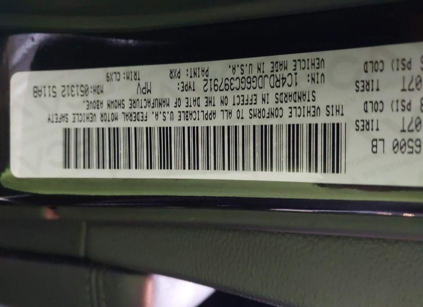 Photo 9 of 2016 Dodge Durango LIMITED (VIN 1C4RDJDG6GC397912)