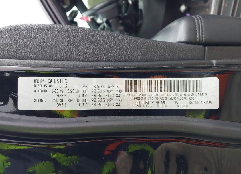 Photo 9 of 2018 Dodge Durango GT AWD (VIN 1C4RDJDG6JC184126)